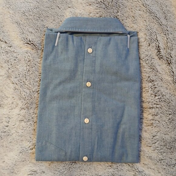 Untuckit Valori Women's Long Sleeve Button Down Chambrey Shirt SZ 6 NWT - Picture 4 of 10